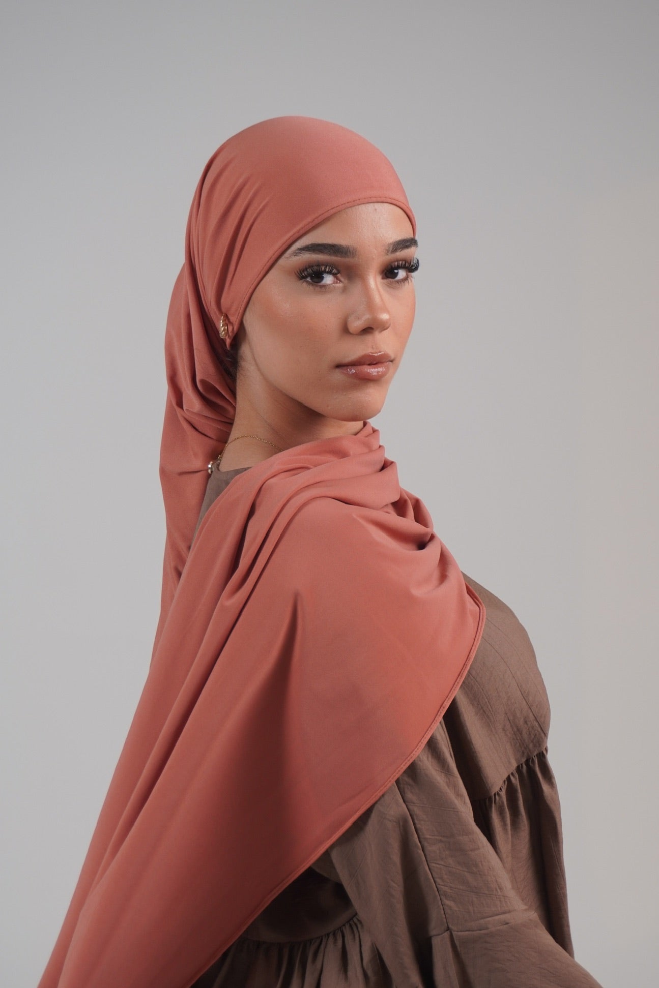APRICOT LUXE PREMIUM JERSEY HIJAB
