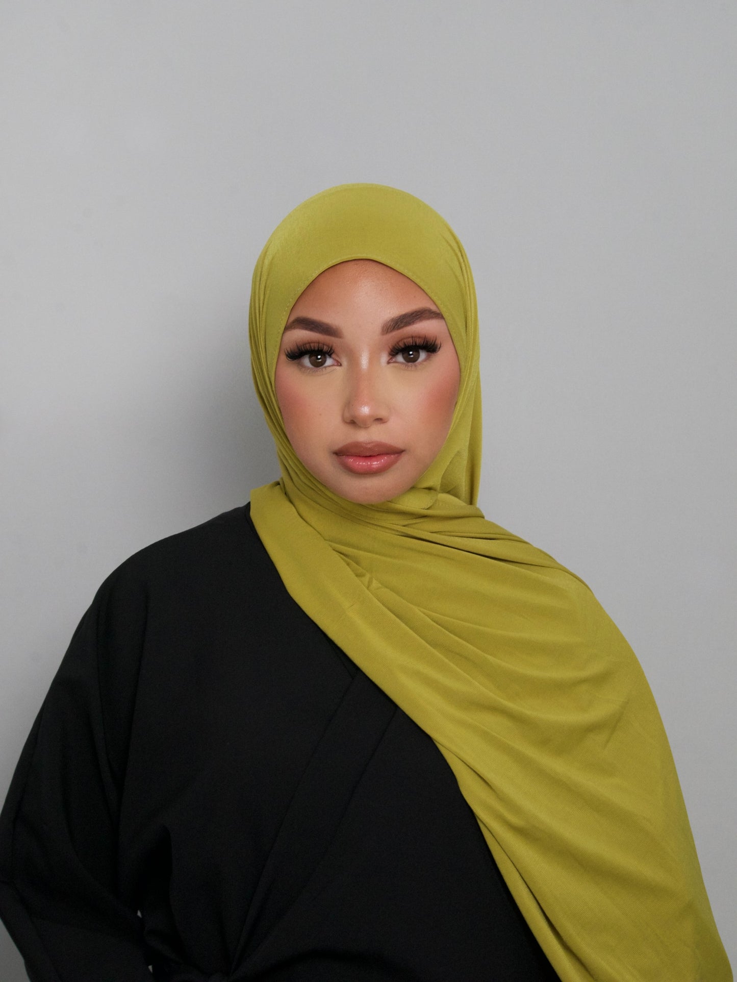 OLIVE GREEN JERSEY PREMIUM HIJAB