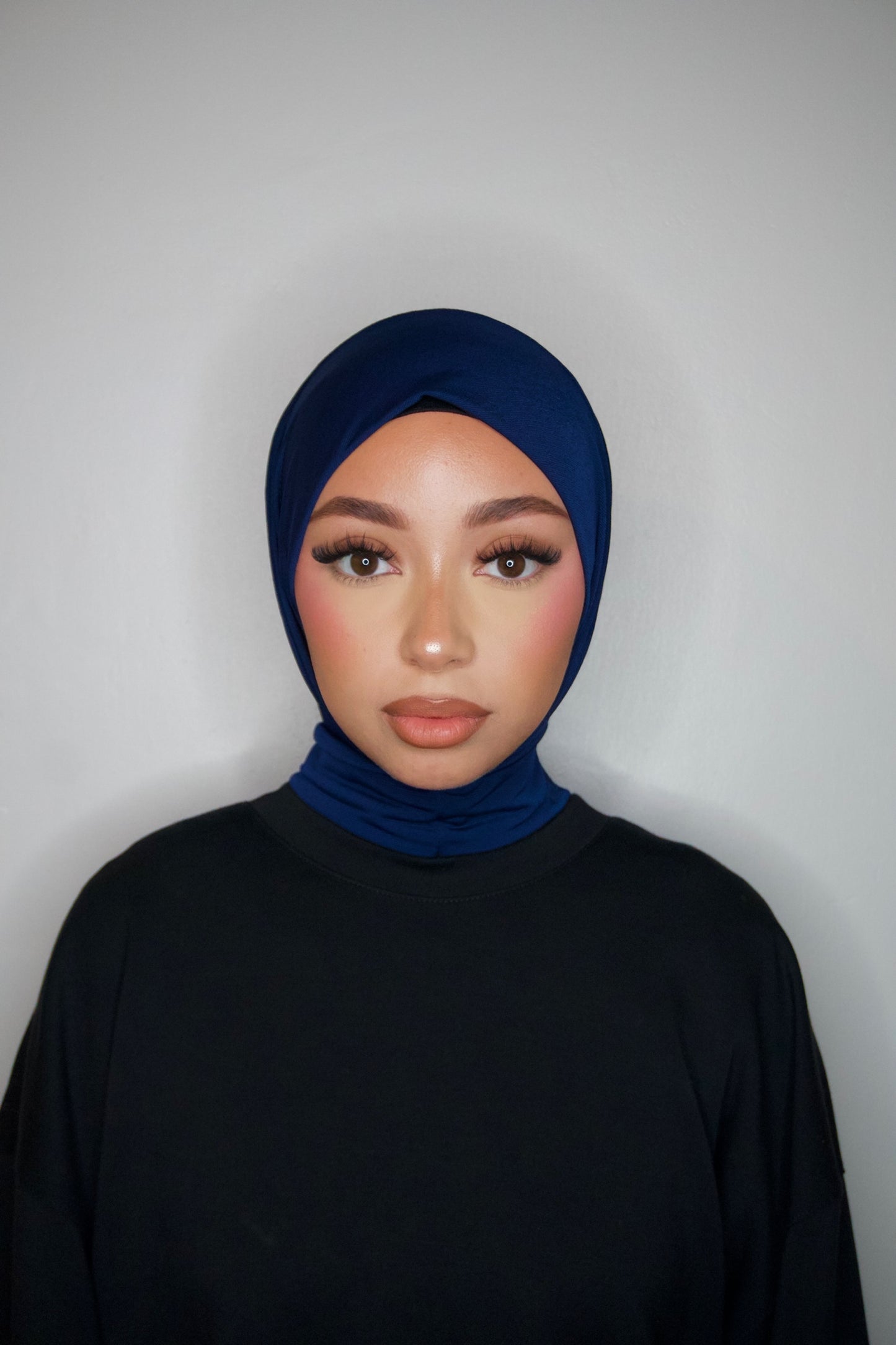 NAVY INSTANT HIJAB