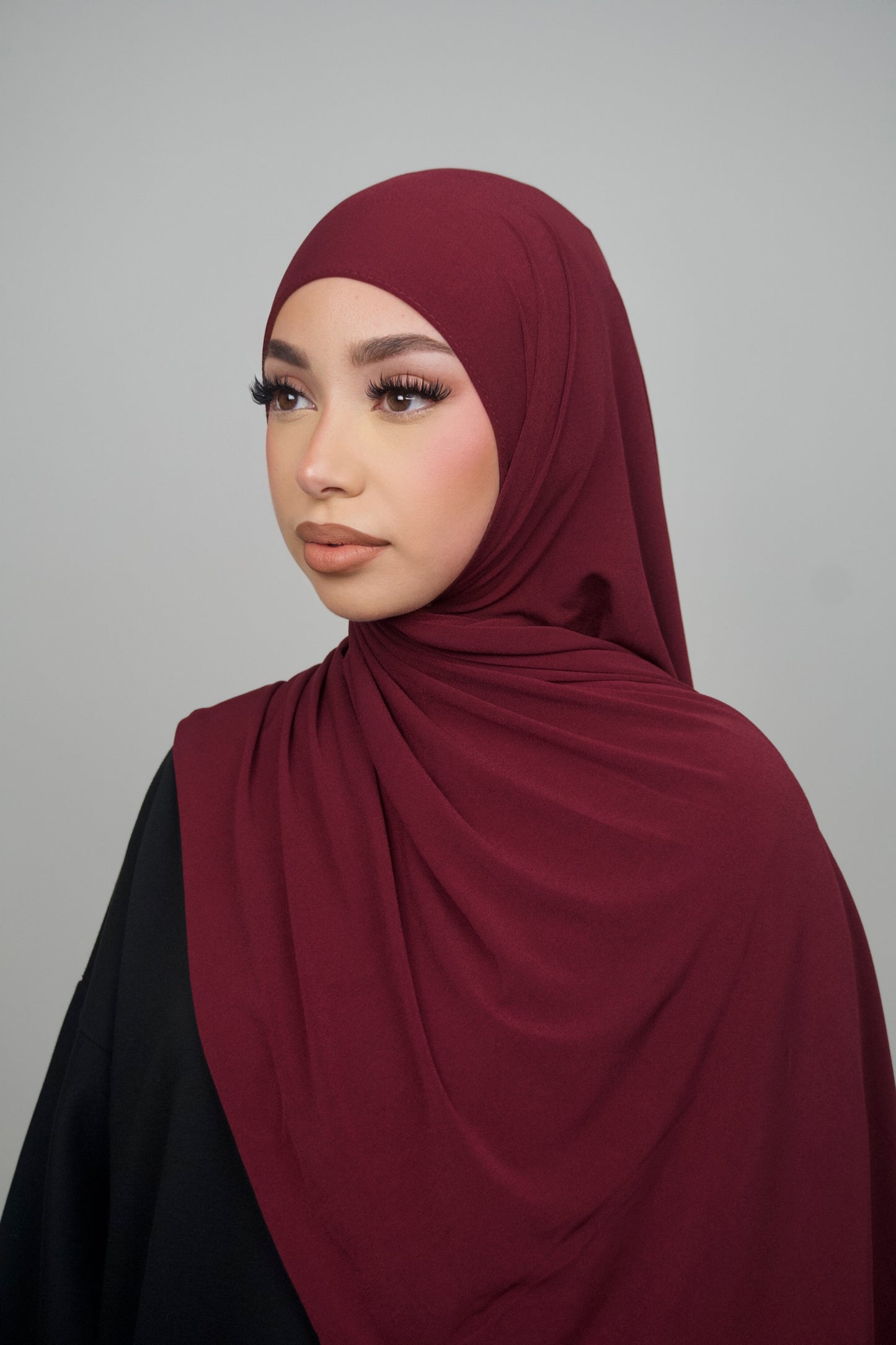 RASPBERRY LUXE PREMIUM JERSEY HIJAB
