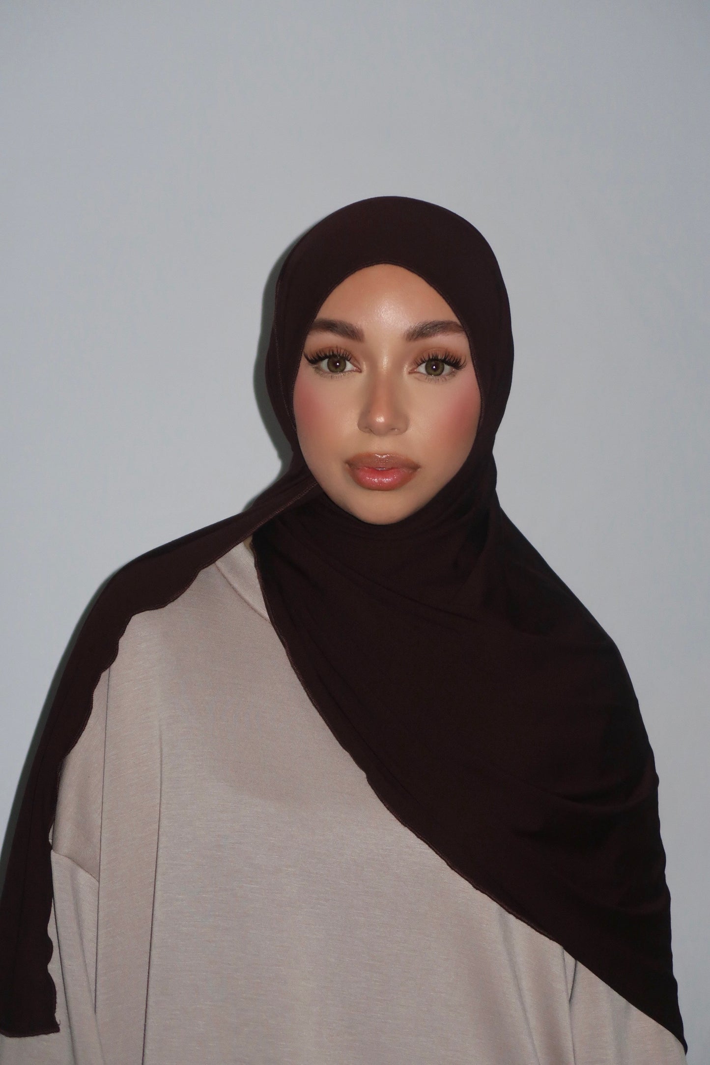 BROWN BAMBOO JERSEY HIJAB