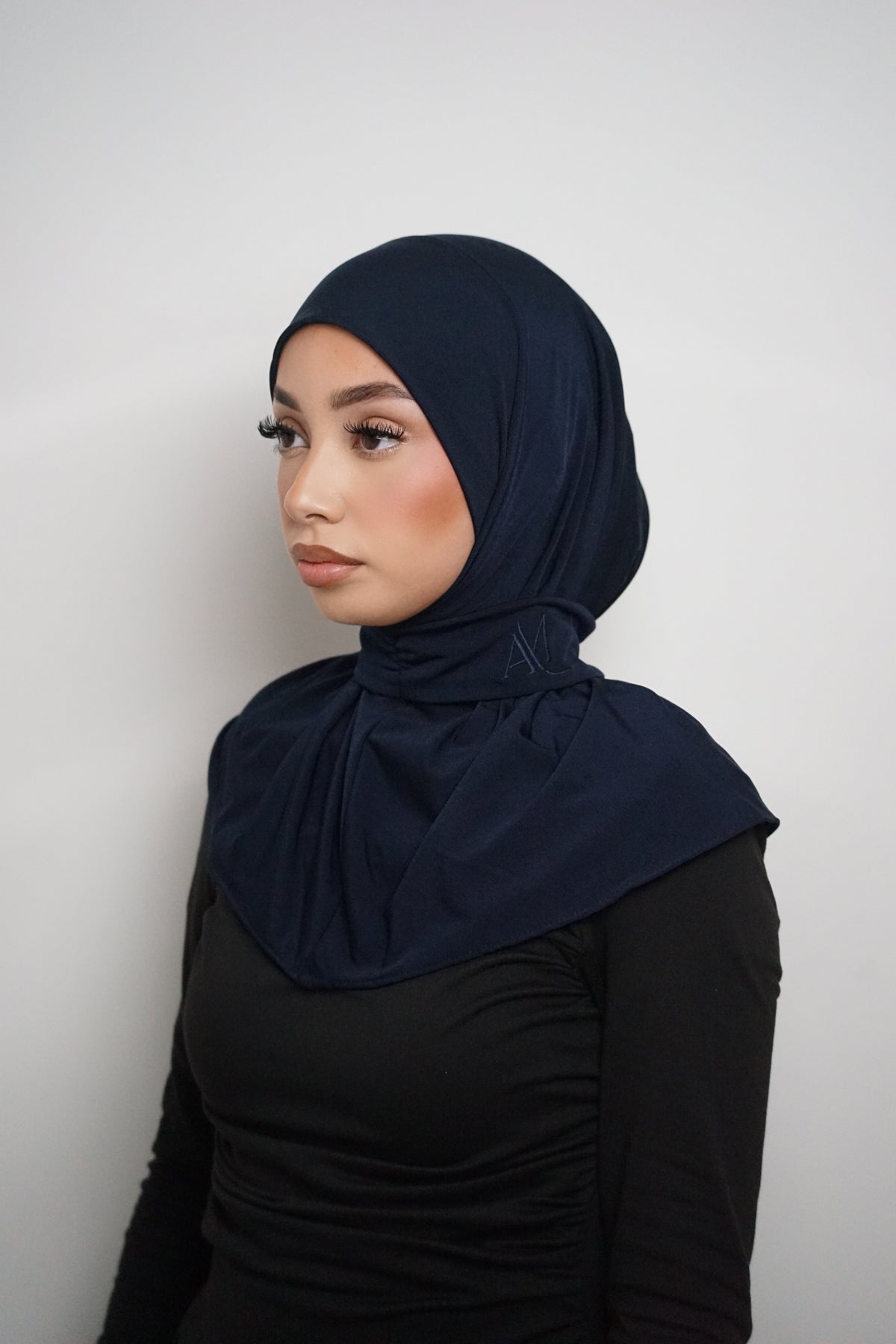 NAVY INSTANT HIJAB