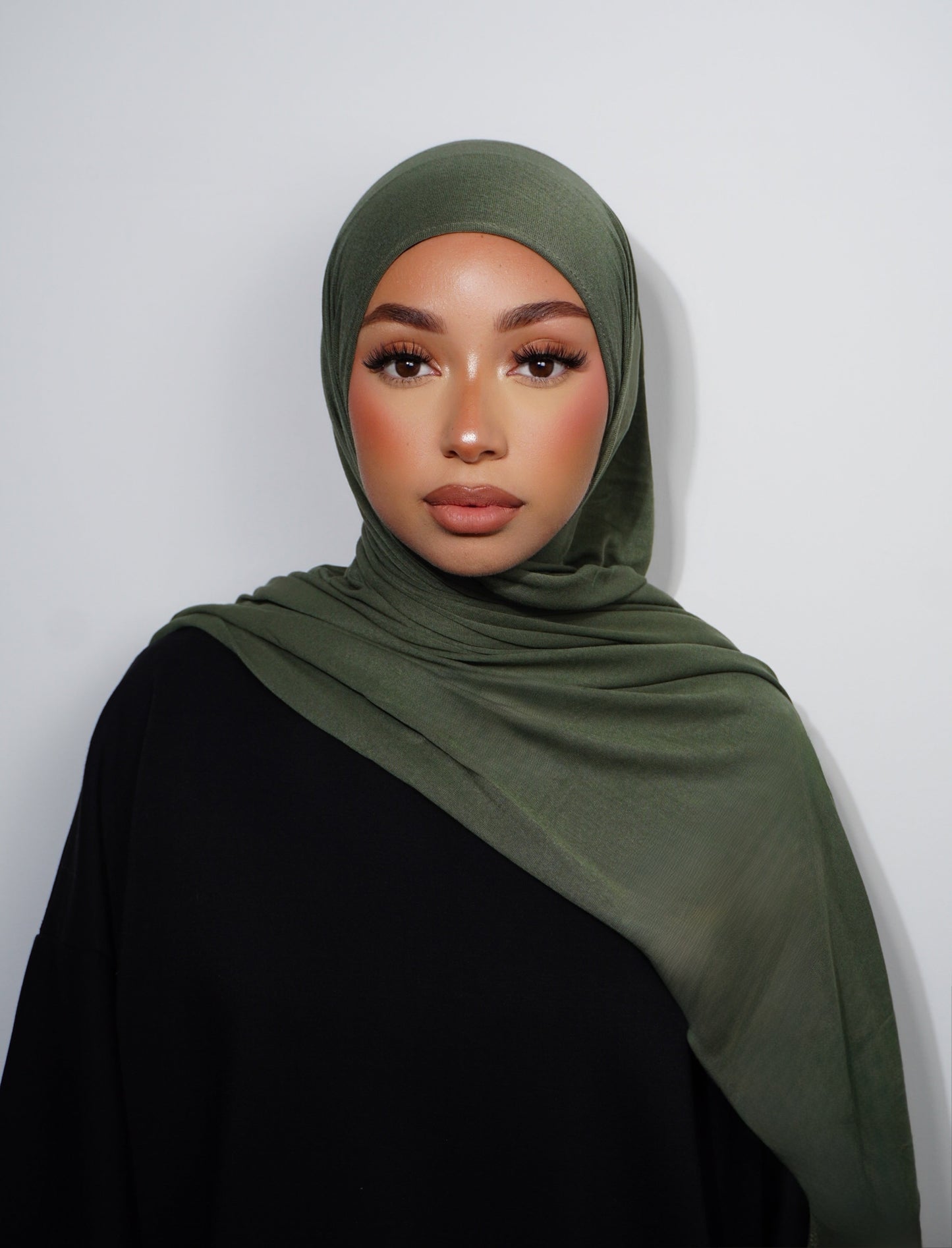 KHAKI BAMBOO JERSEY HIJAB