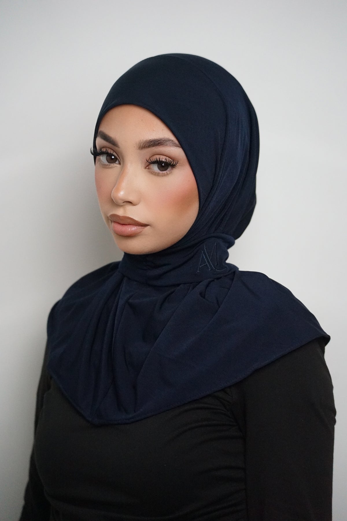 NAVY INSTANT HIJAB