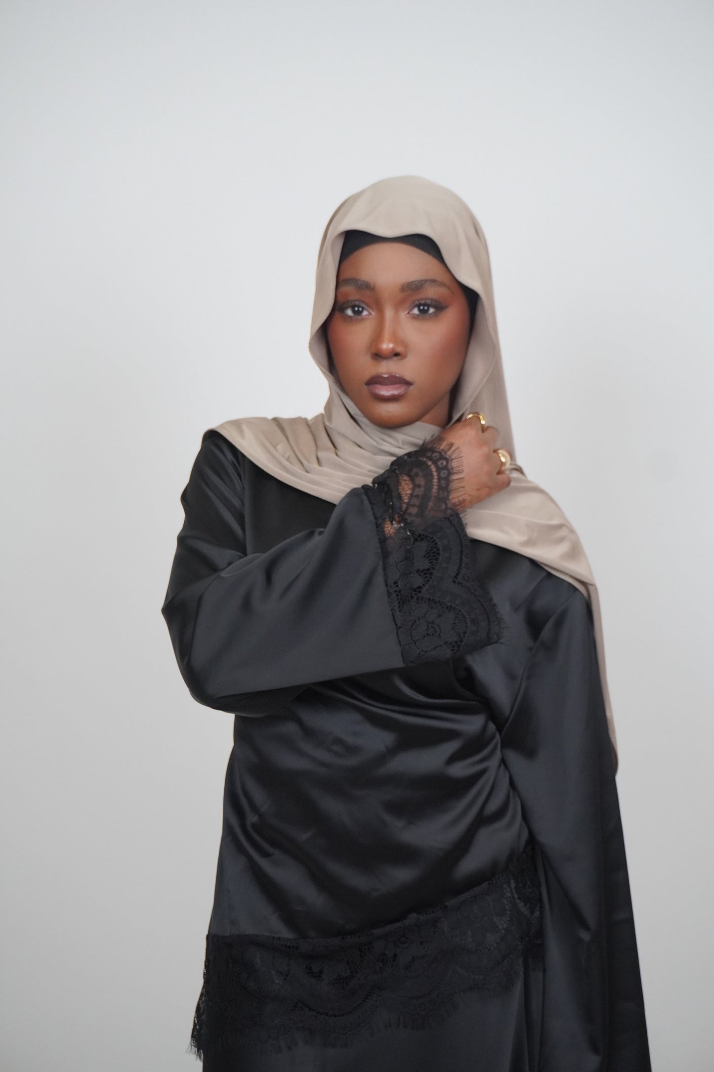 THE LACE SATIN CO-ORD SET