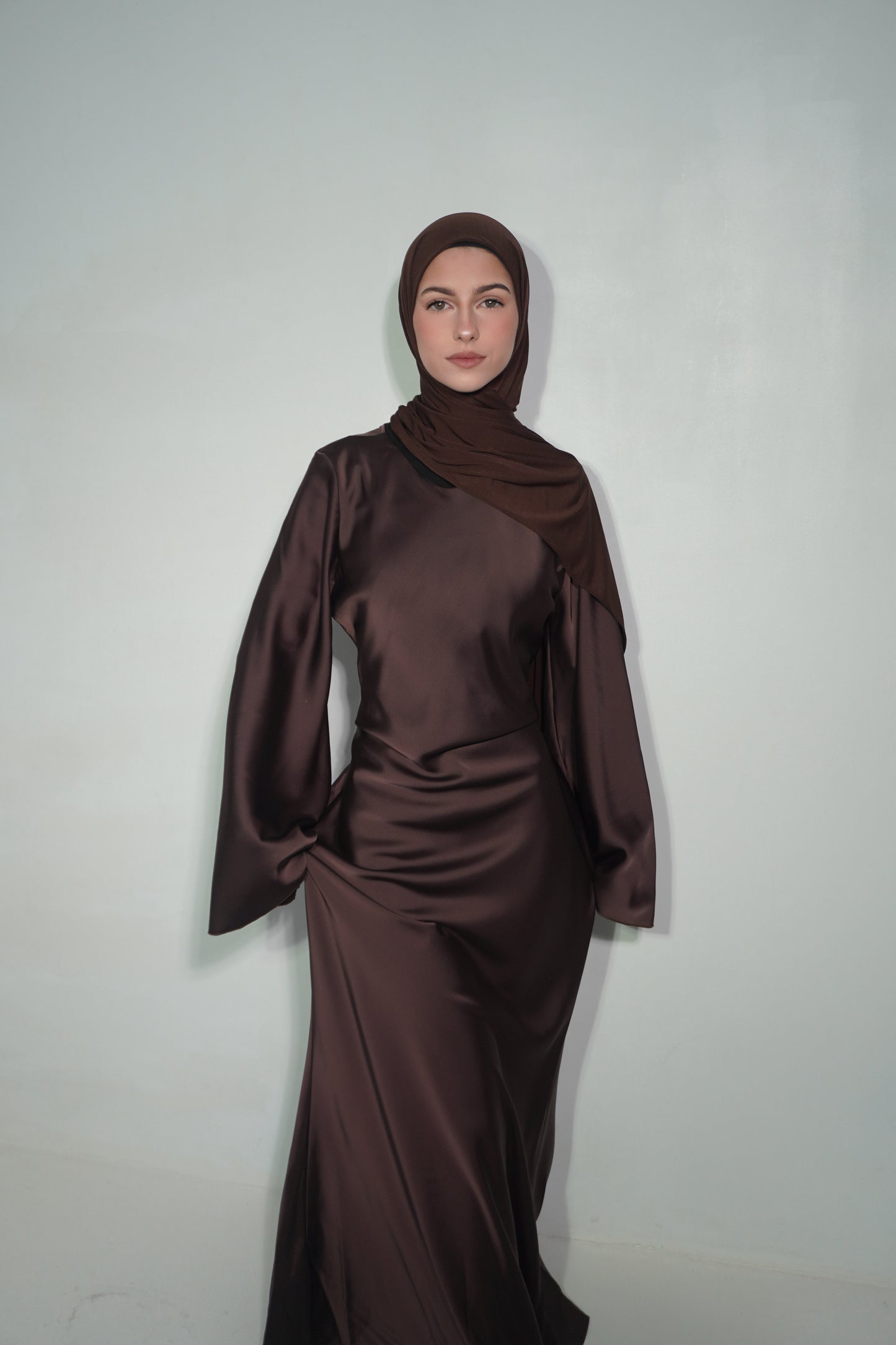 THE NOOR SATIN DRESS