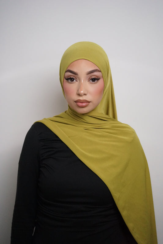 OLIVE PREMIUM JERSEY HIJAB