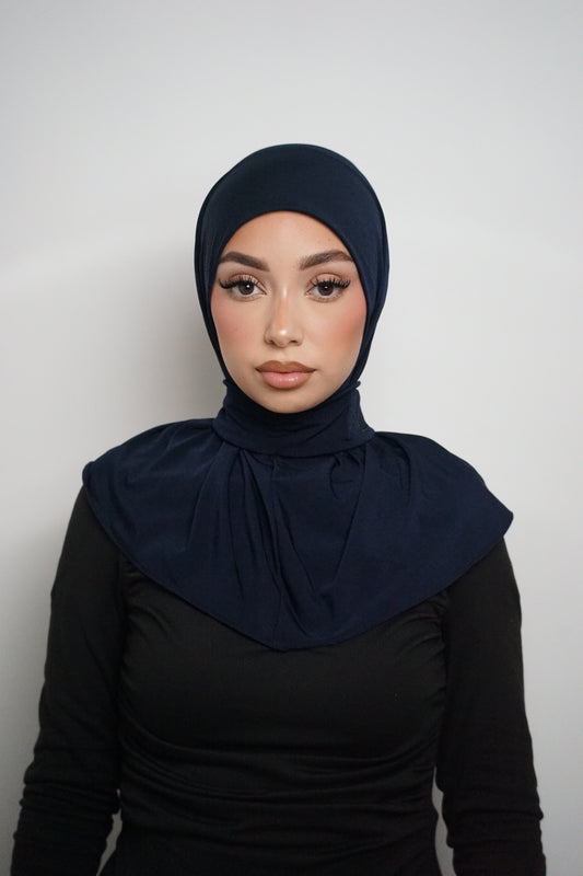 NAVY INSTANT HIJAB