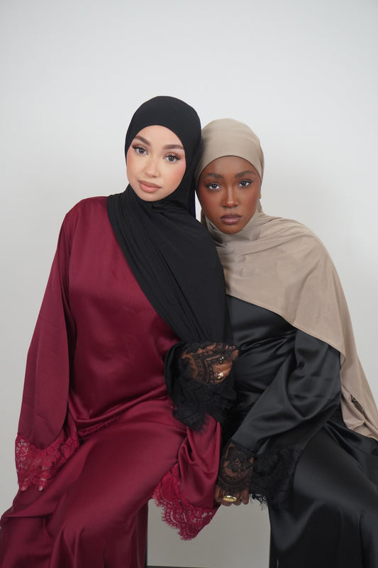 THE LACE SATIN CO-ORD SET