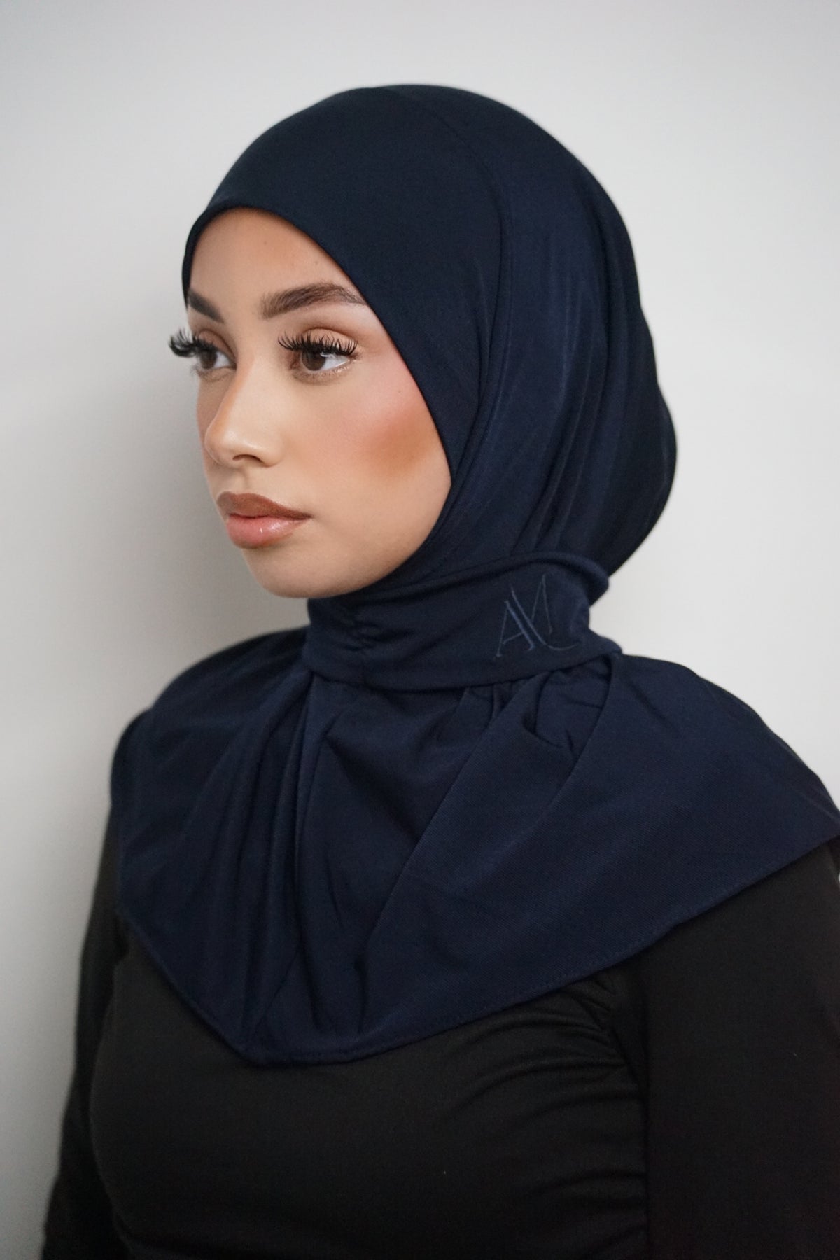 NAVY INSTANT HIJAB