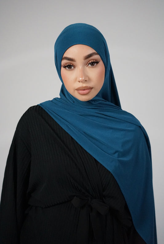 TEAL LUXE PREMIUM JERSEY HIJAB
