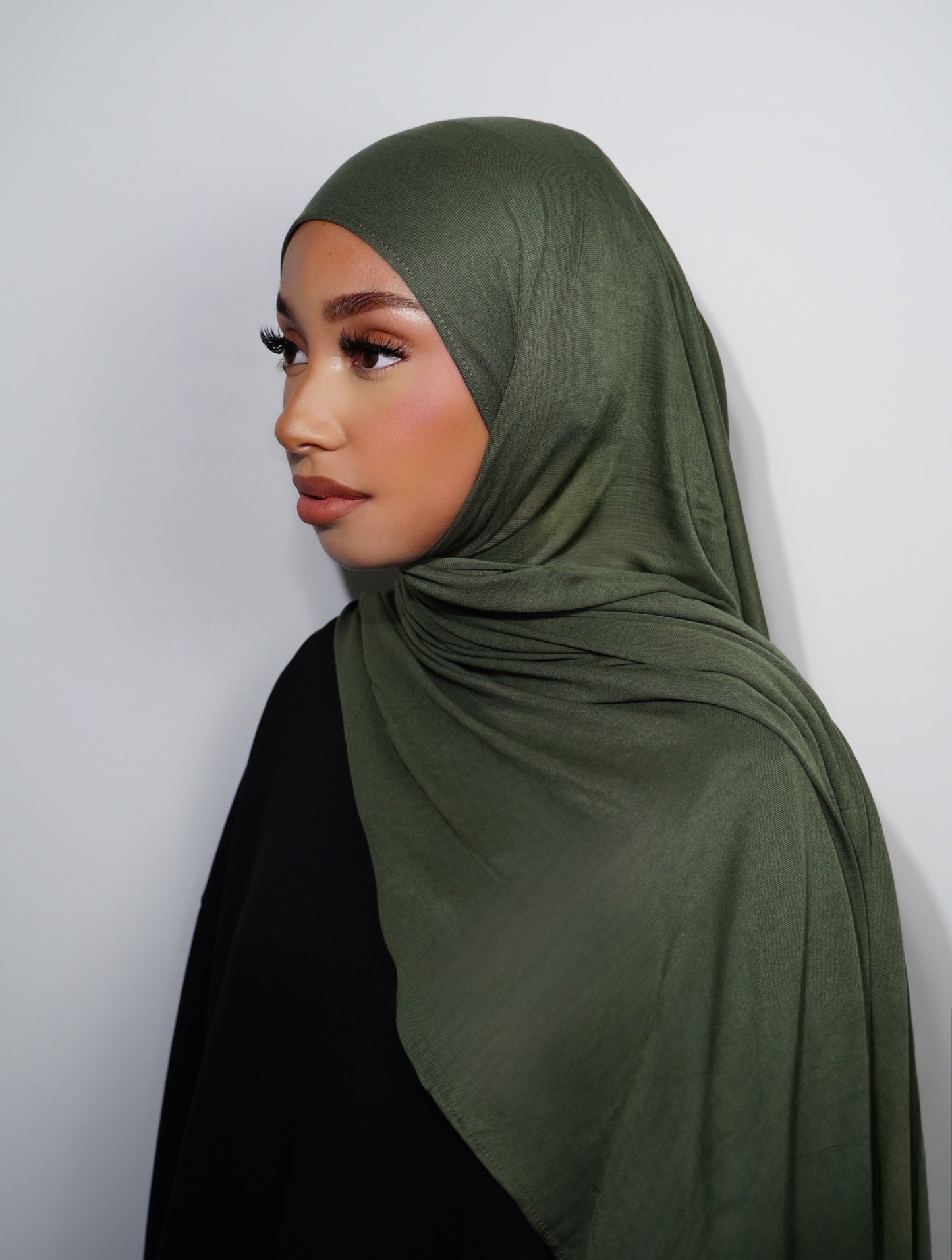 KHAKI BAMBOO JERSEY HIJAB