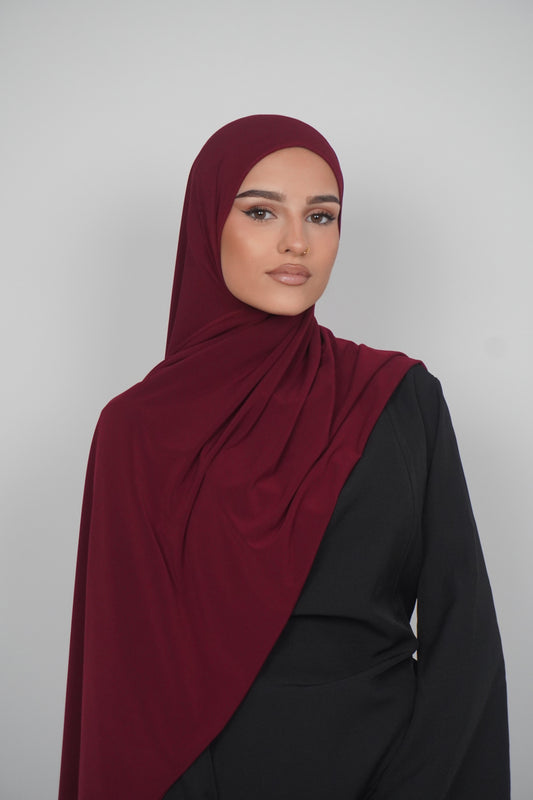 CHERRY LUXE PREMIUM JERSEY HIJAB