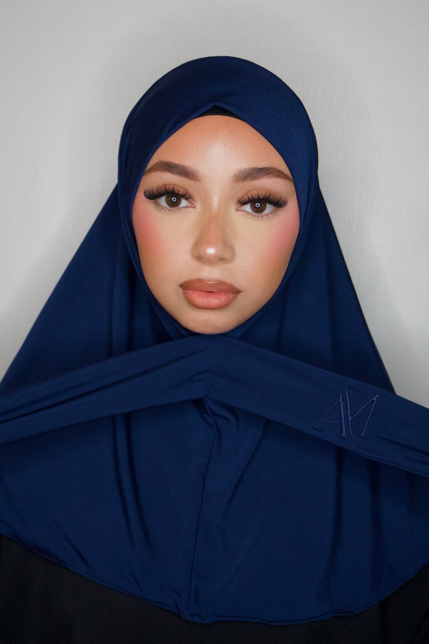NAVY INSTANT HIJAB