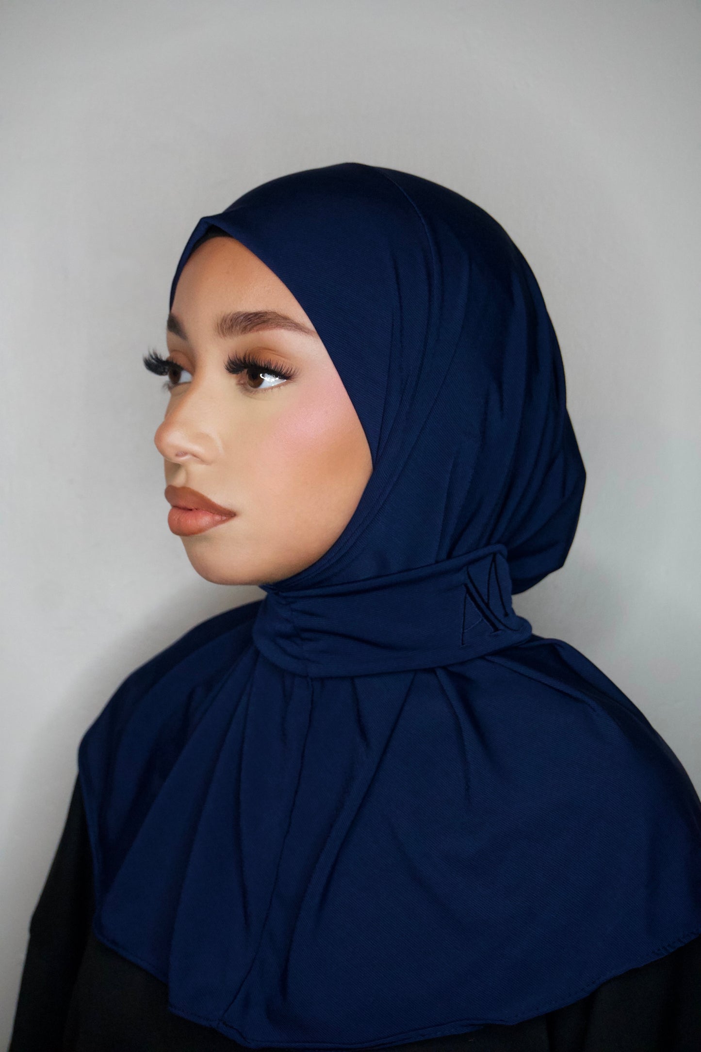 NAVY INSTANT HIJAB