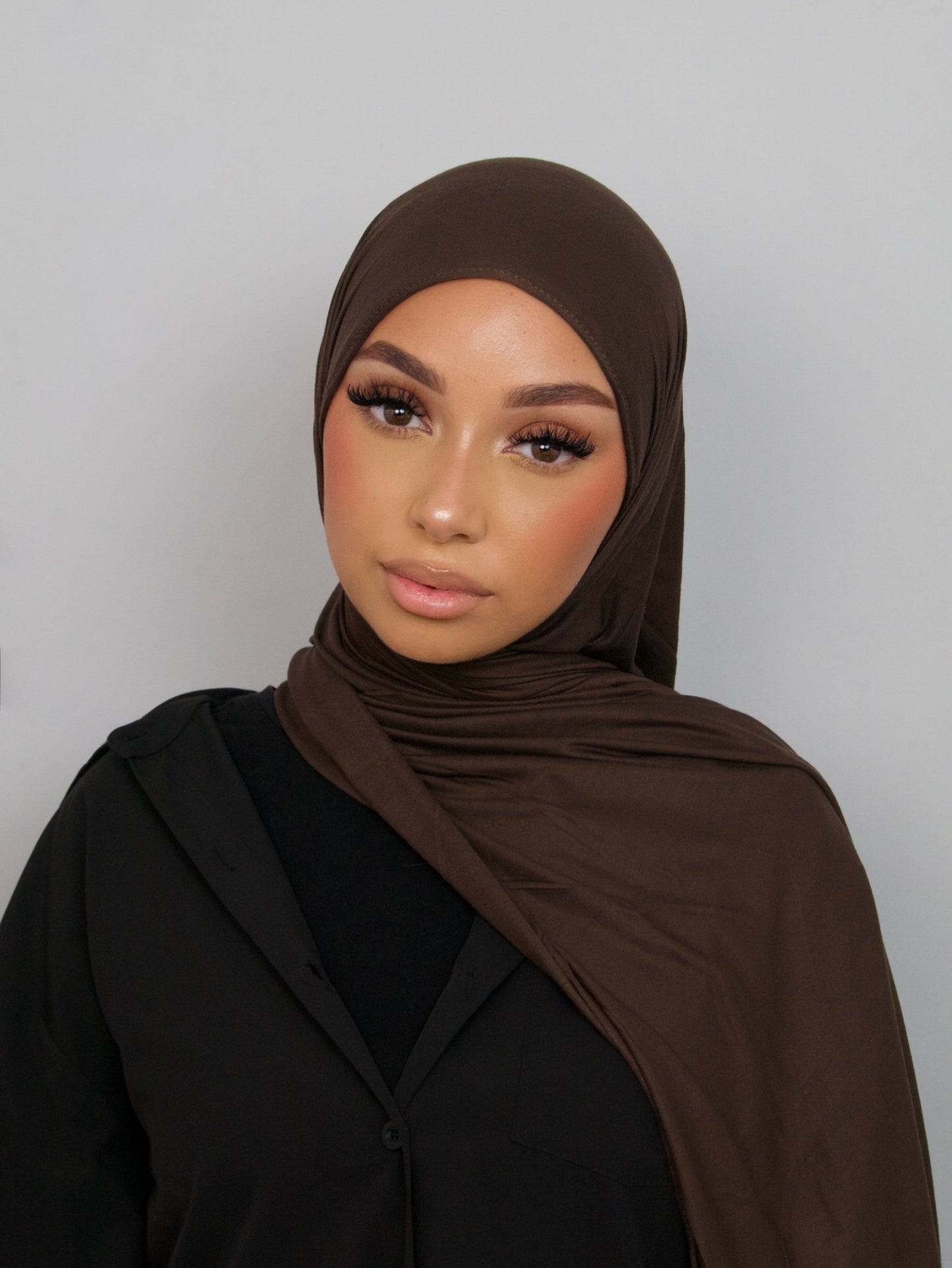 CHOCOLATE JERSEY BAMBOO HIJAB
