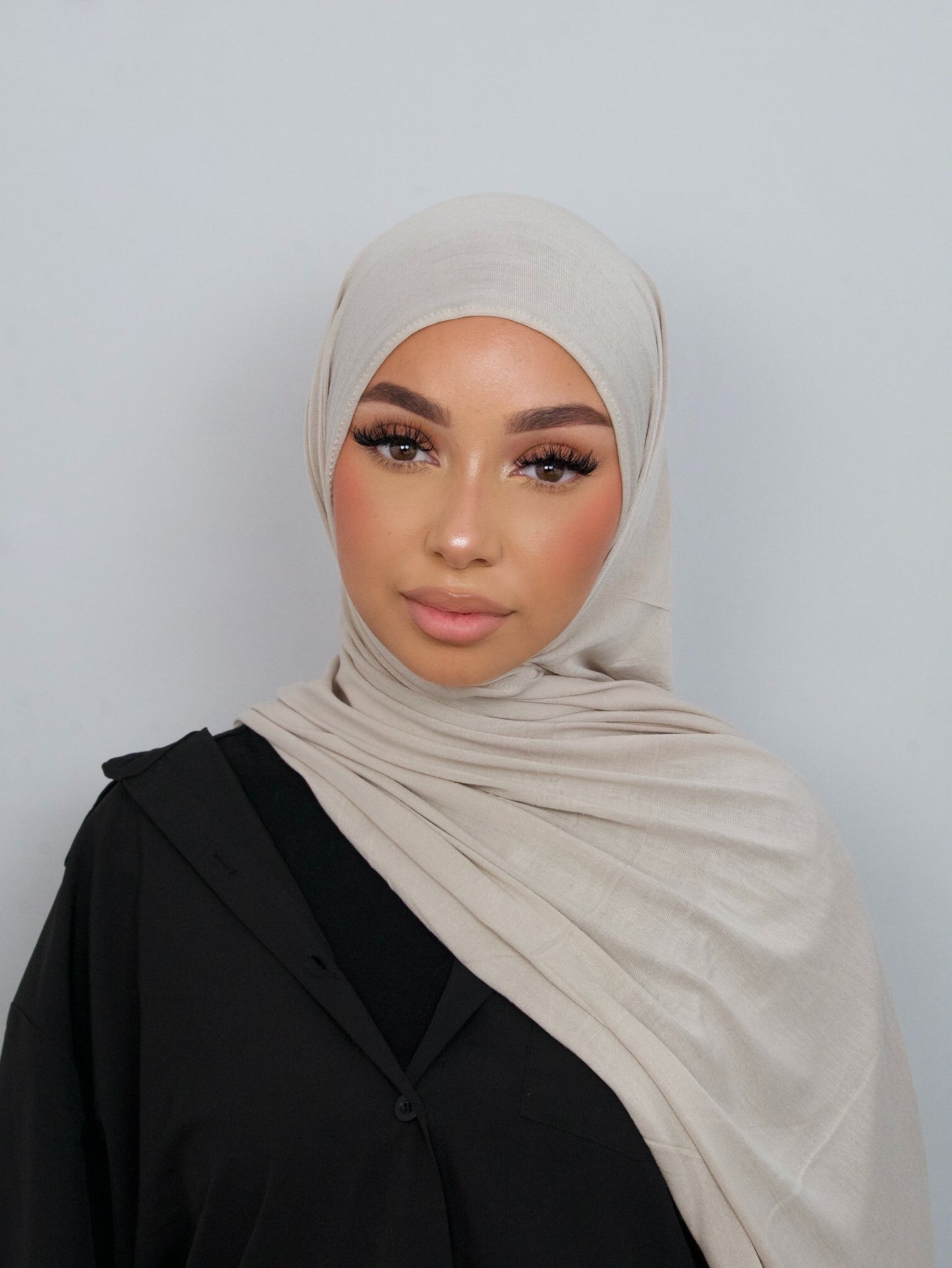 CREME JERSEY BAMBOO HIJAB