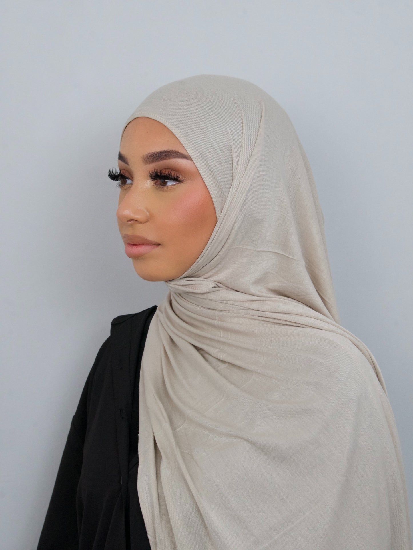 CREME JERSEY BAMBOO HIJAB