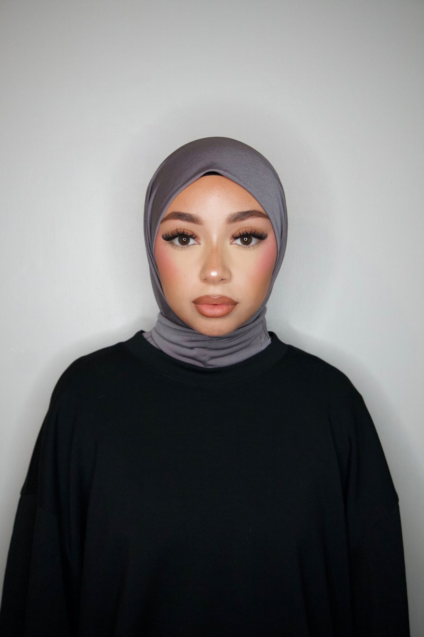 TAUPE GREY INSTANT HIJAB