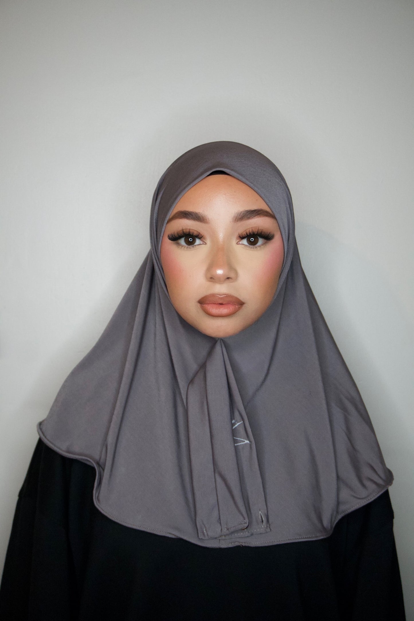 TAUPE GREY INSTANT HIJAB