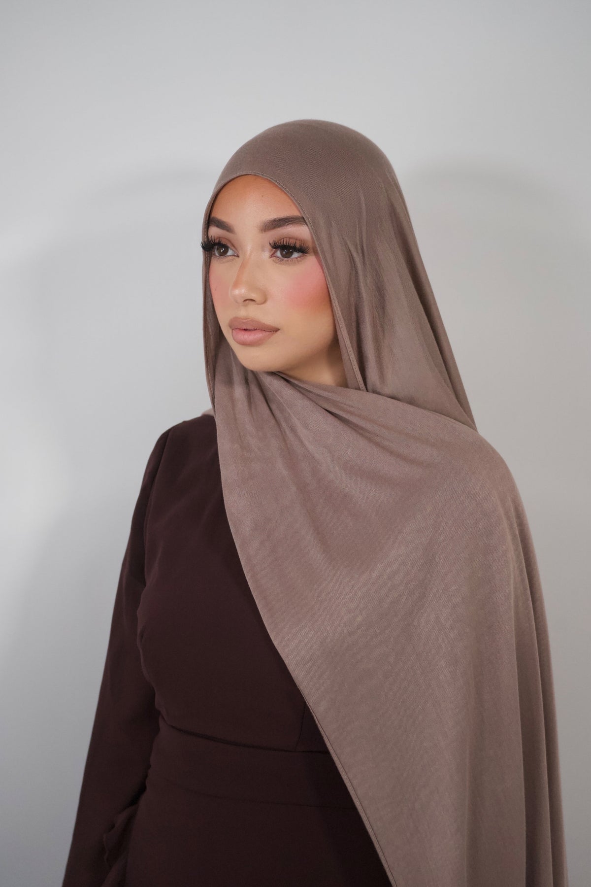 COFFEE JERSEY BAMBOO MODAL HIJAB