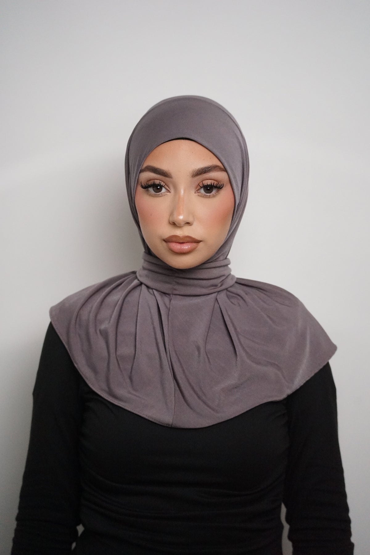 TAUPE GREY INSTANT HIJAB