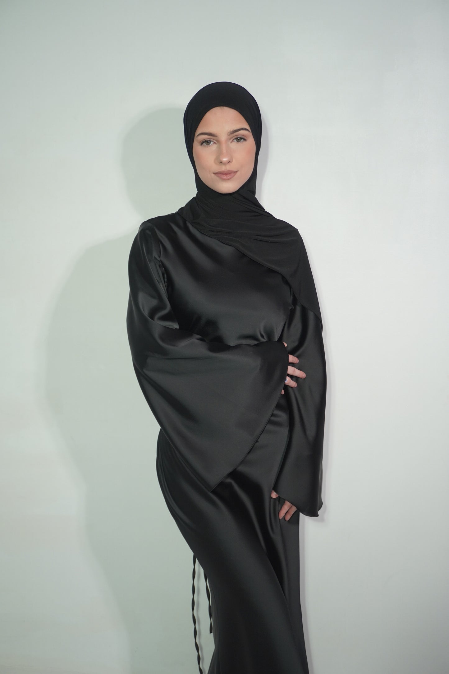 THE NOOR SATIN DRESS