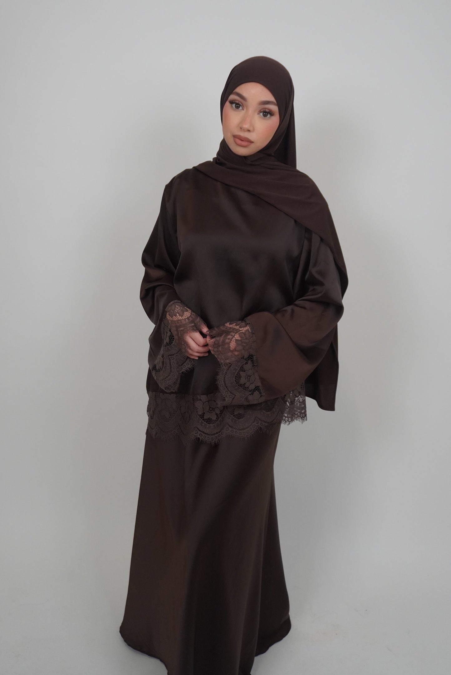 THE LACE SATIN CO-ORD SET