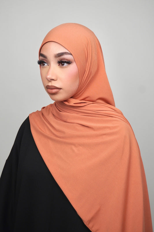 APRICOT LUXE PREMIUM JERSEY HIJAB