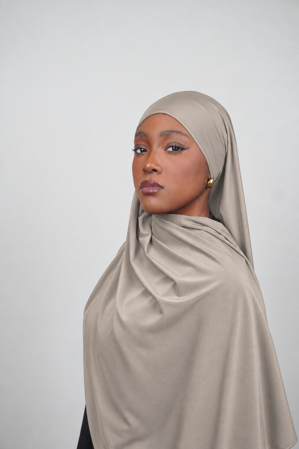 CHAMPAGNE LIQUID JERSEY HIJAB